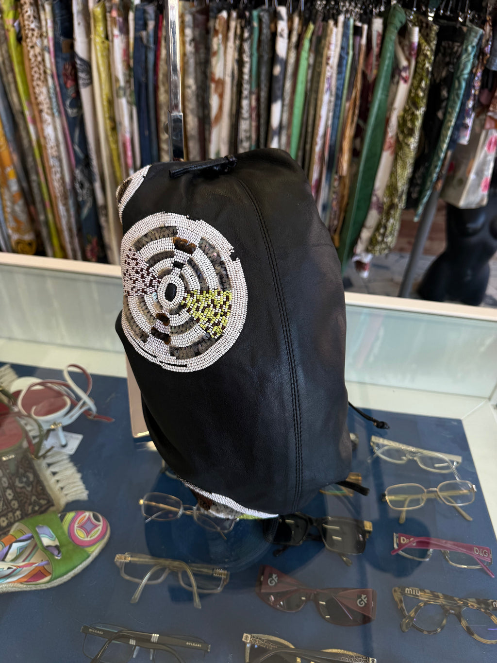 Borsa Etro ricamata in perline navajo 00s