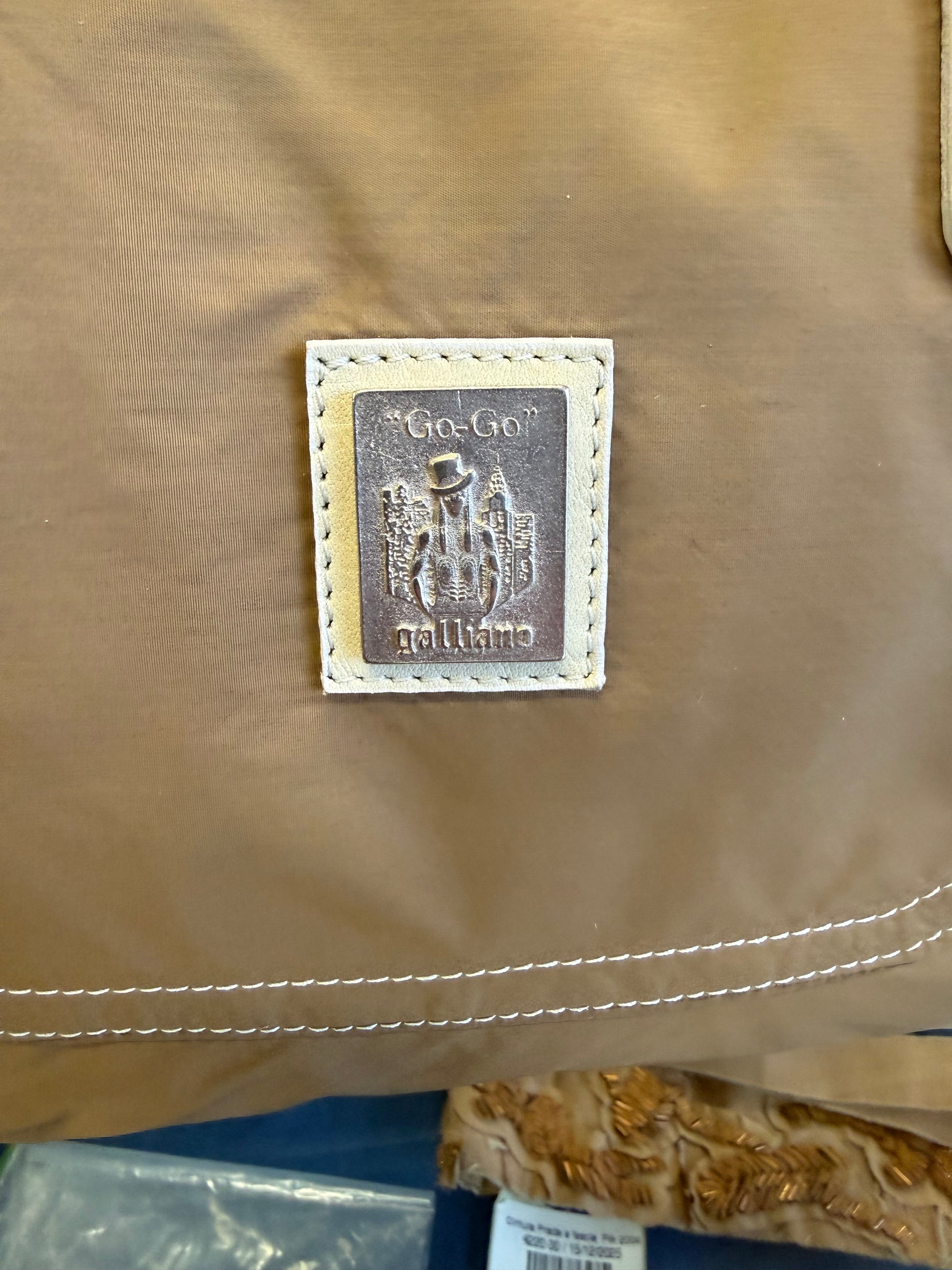 Borsa John Galliano pelle e nylon