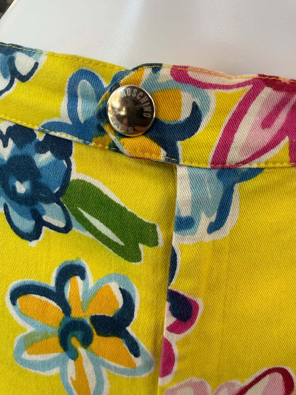 Jeans Moschino Capri fiori 2000s