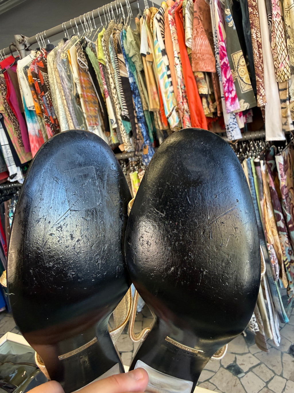 Sandali cristallo Dolce & Gabbana 00s nuovi