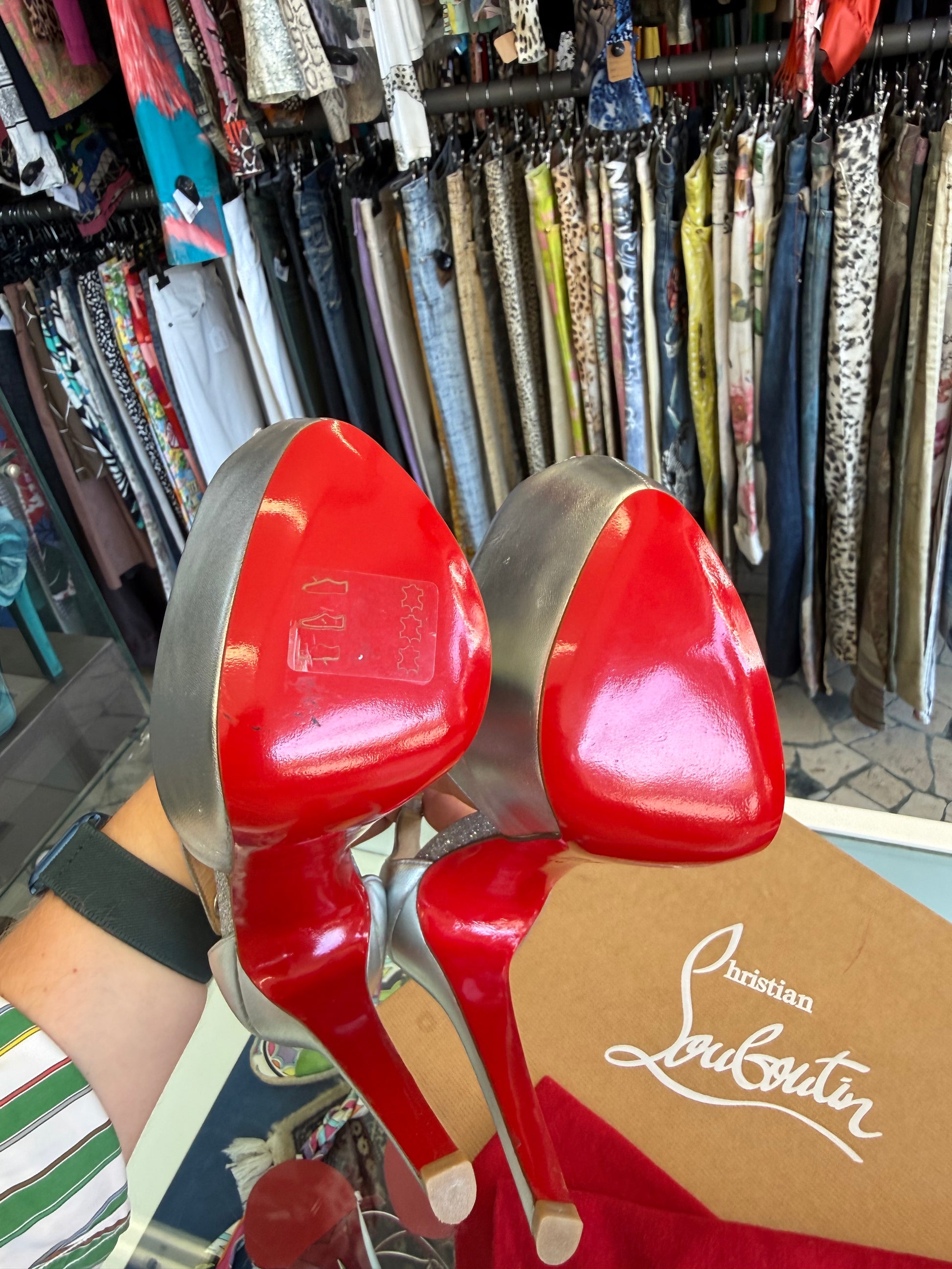 Sandali Christian Louboutin Exagona 16 nuovi