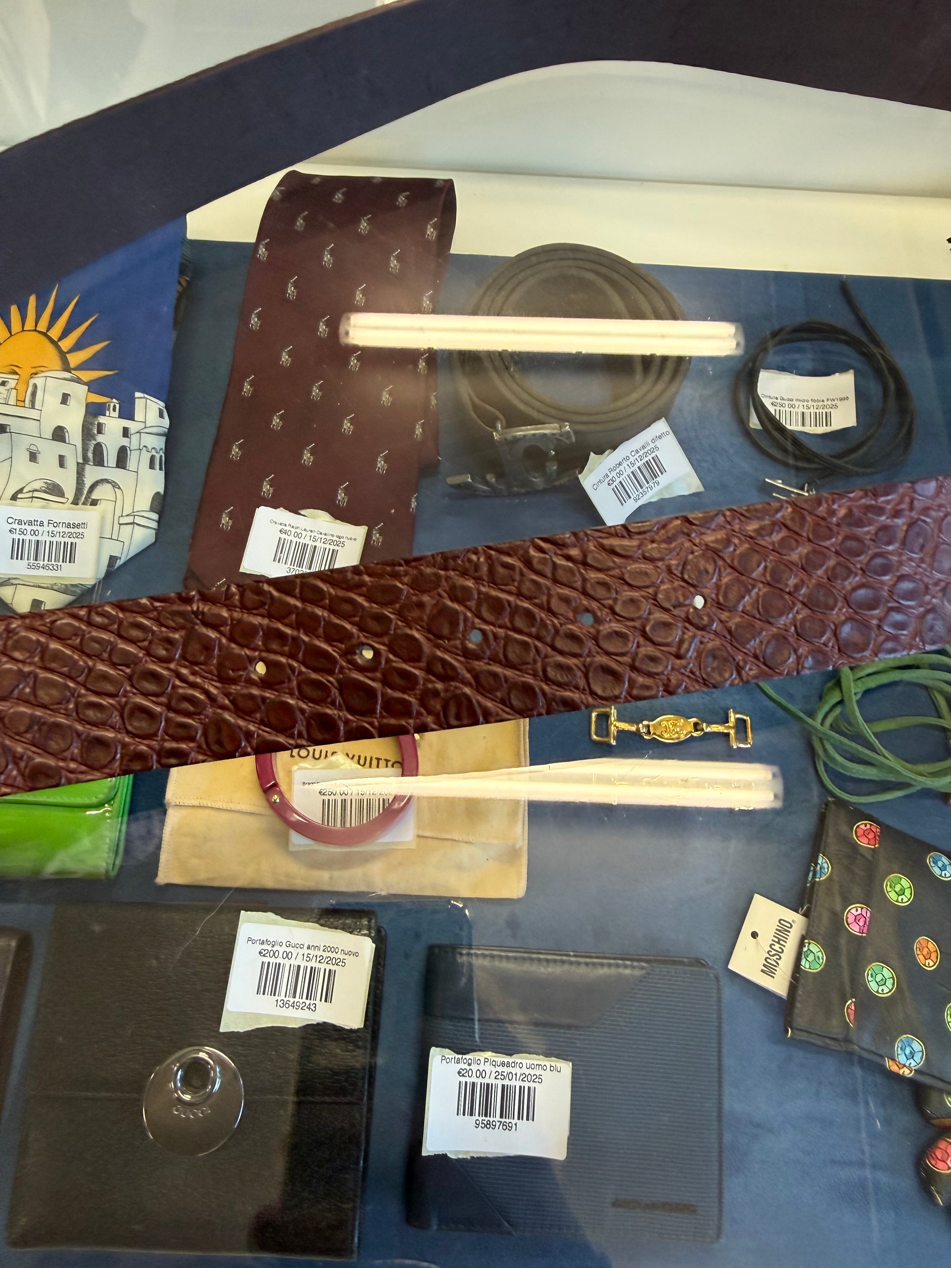Cintura Roberto Cavalli Just 2000” fibbia scritte  nuova con cartellino