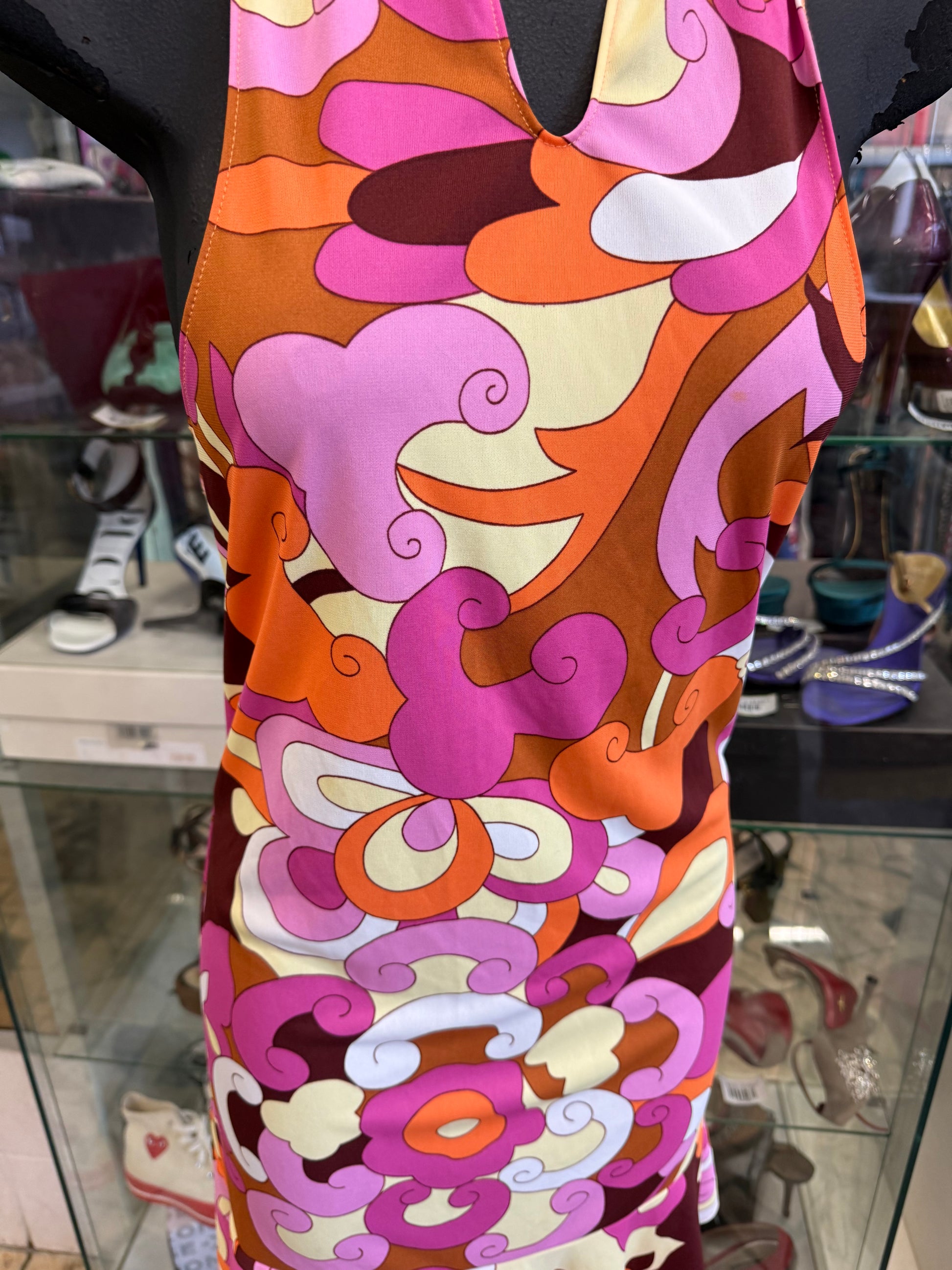 Abito D&G SS2004 stampa floreale