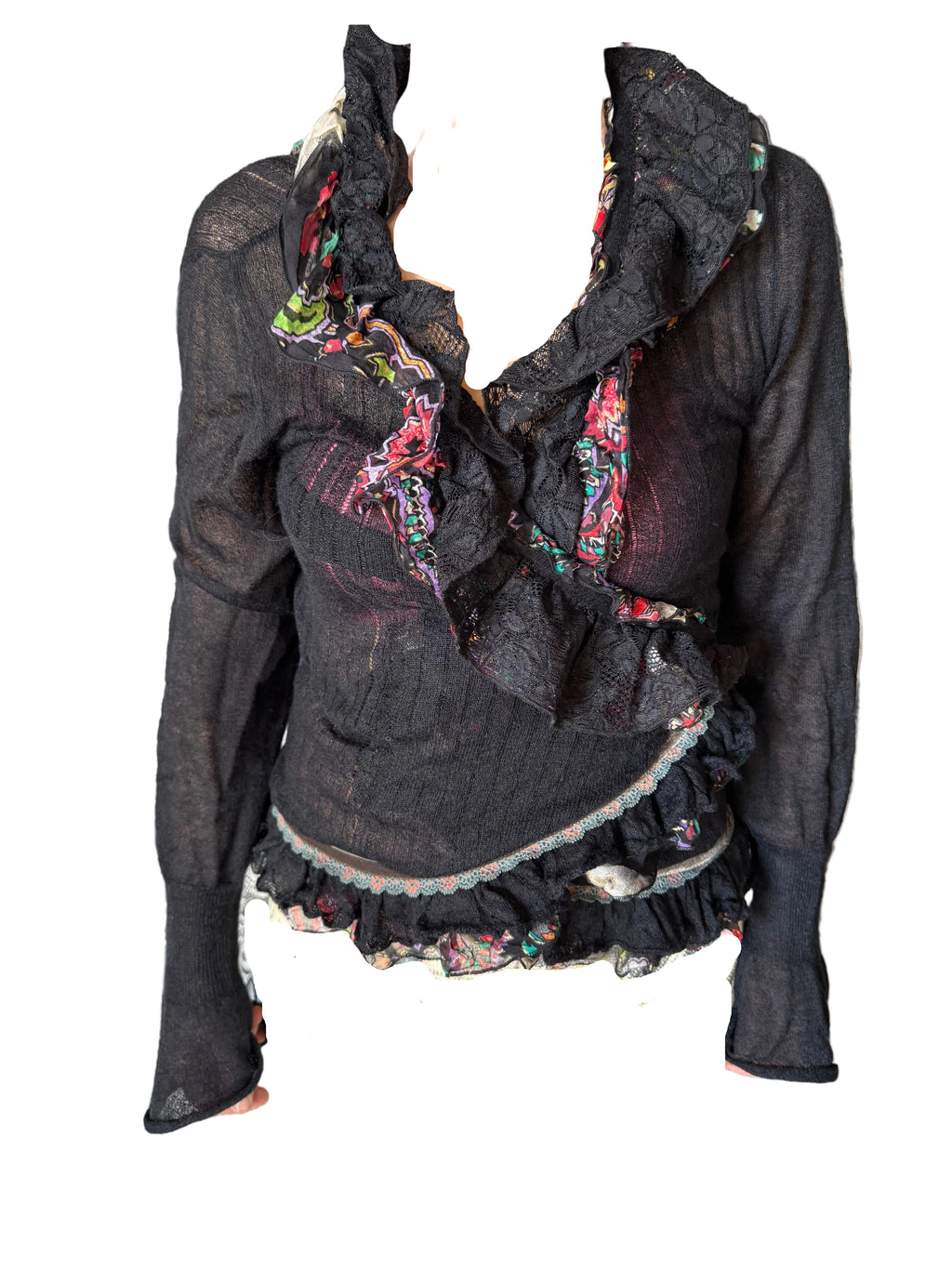 Cardigan pizzo colori Roberto Cavalli Just 2000”