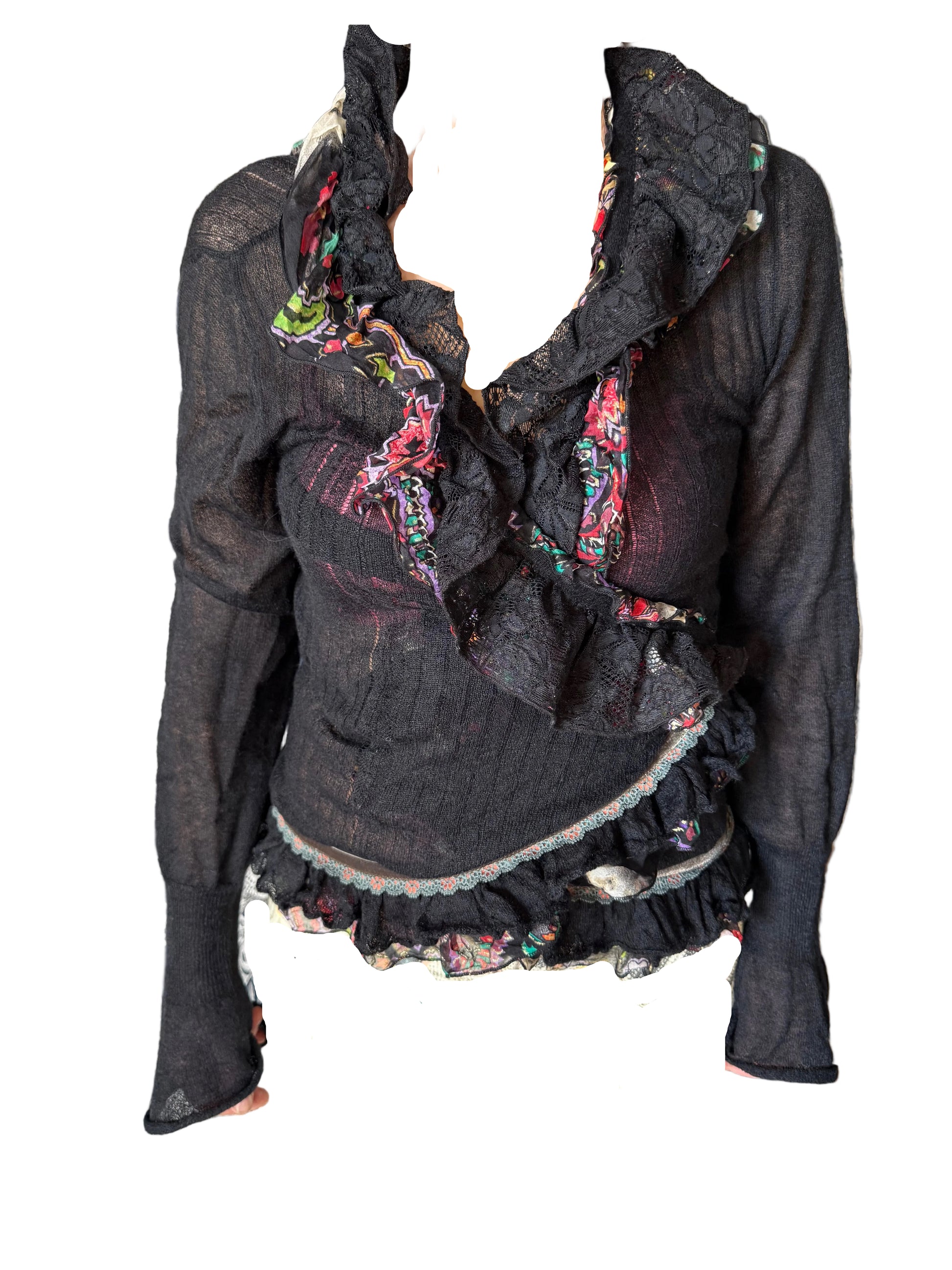 Cardigan pizzo colori Roberto Cavalli Just 2000”