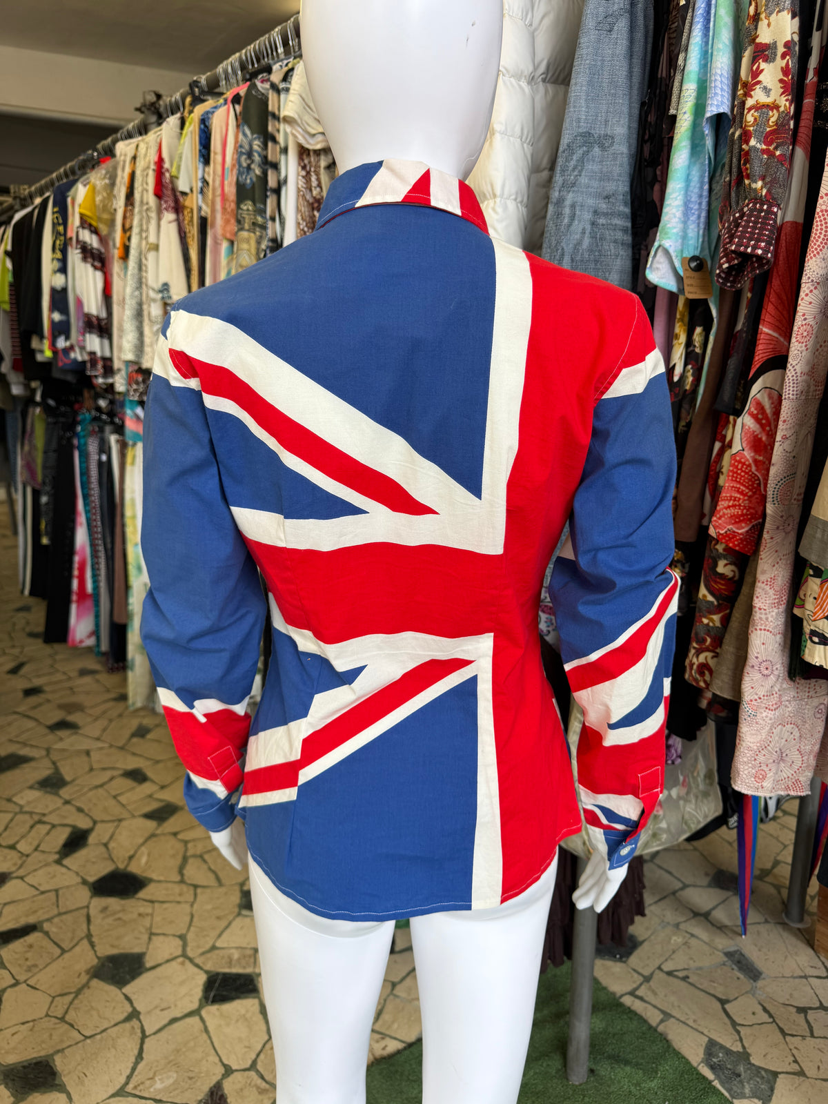 Camicia Dolce & Gabbana SS2002 Union Jack Regno Unito 🇬🇧