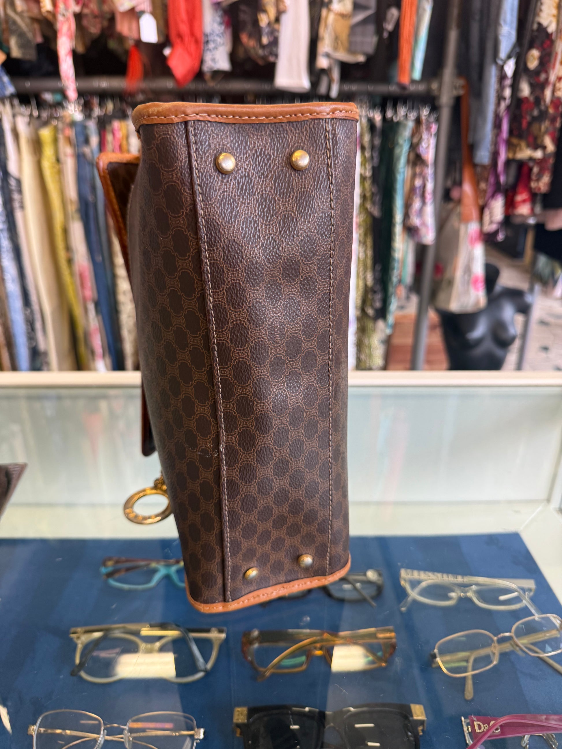 Borsa Celine Macadam a mano o tracolla 80s