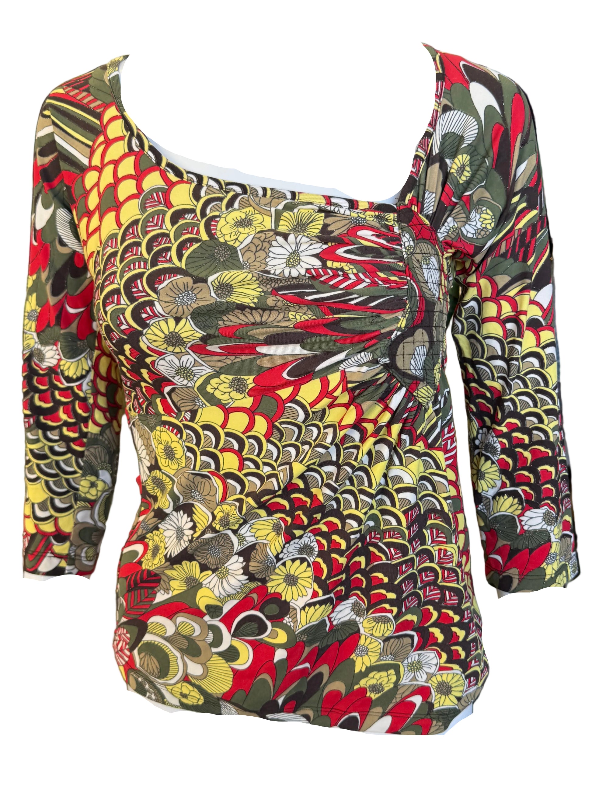 Top Roberto Cavalli astratto 2000s