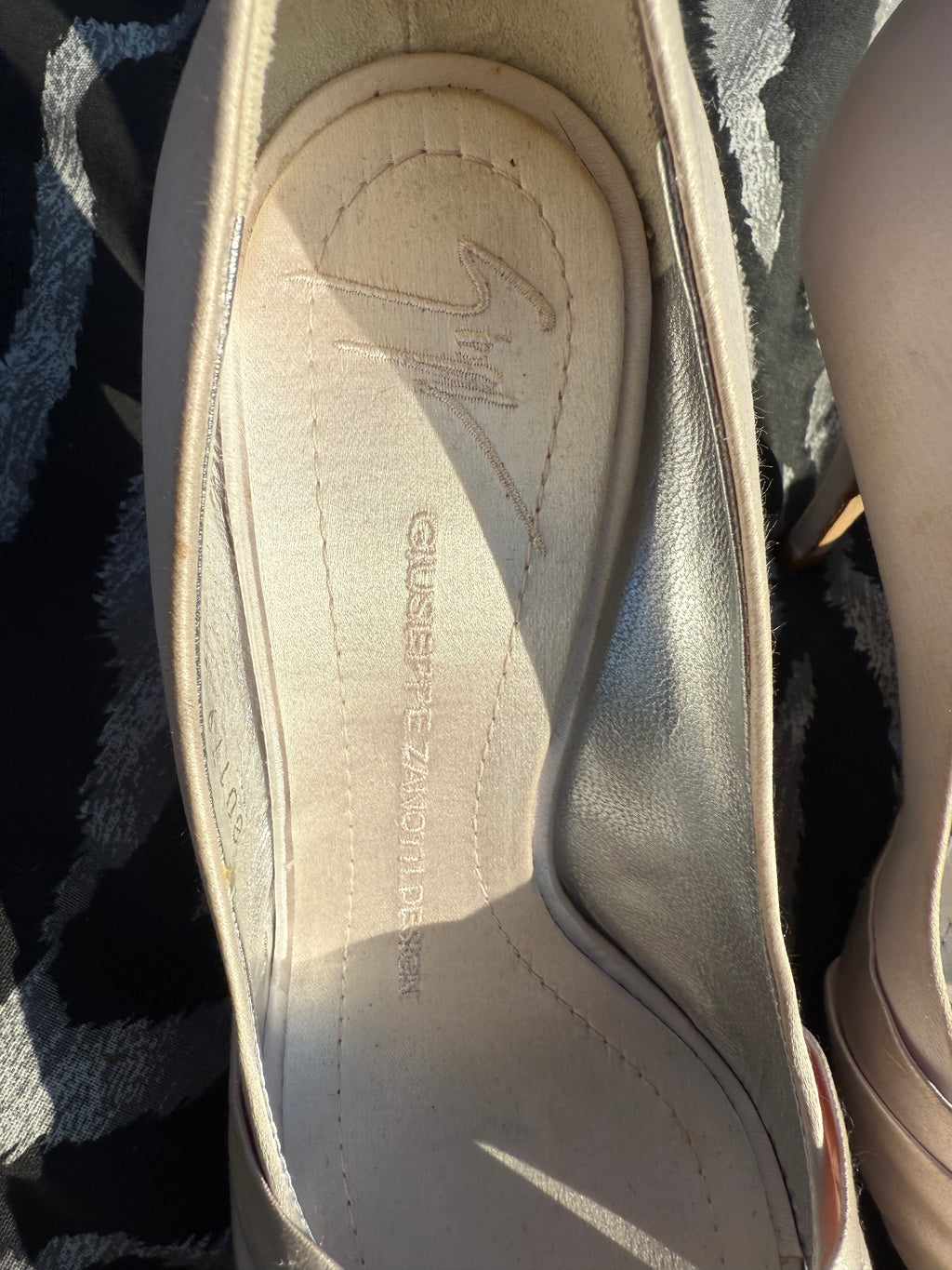 Décolleté open toe Giuseppe Zanotti vintage 00”