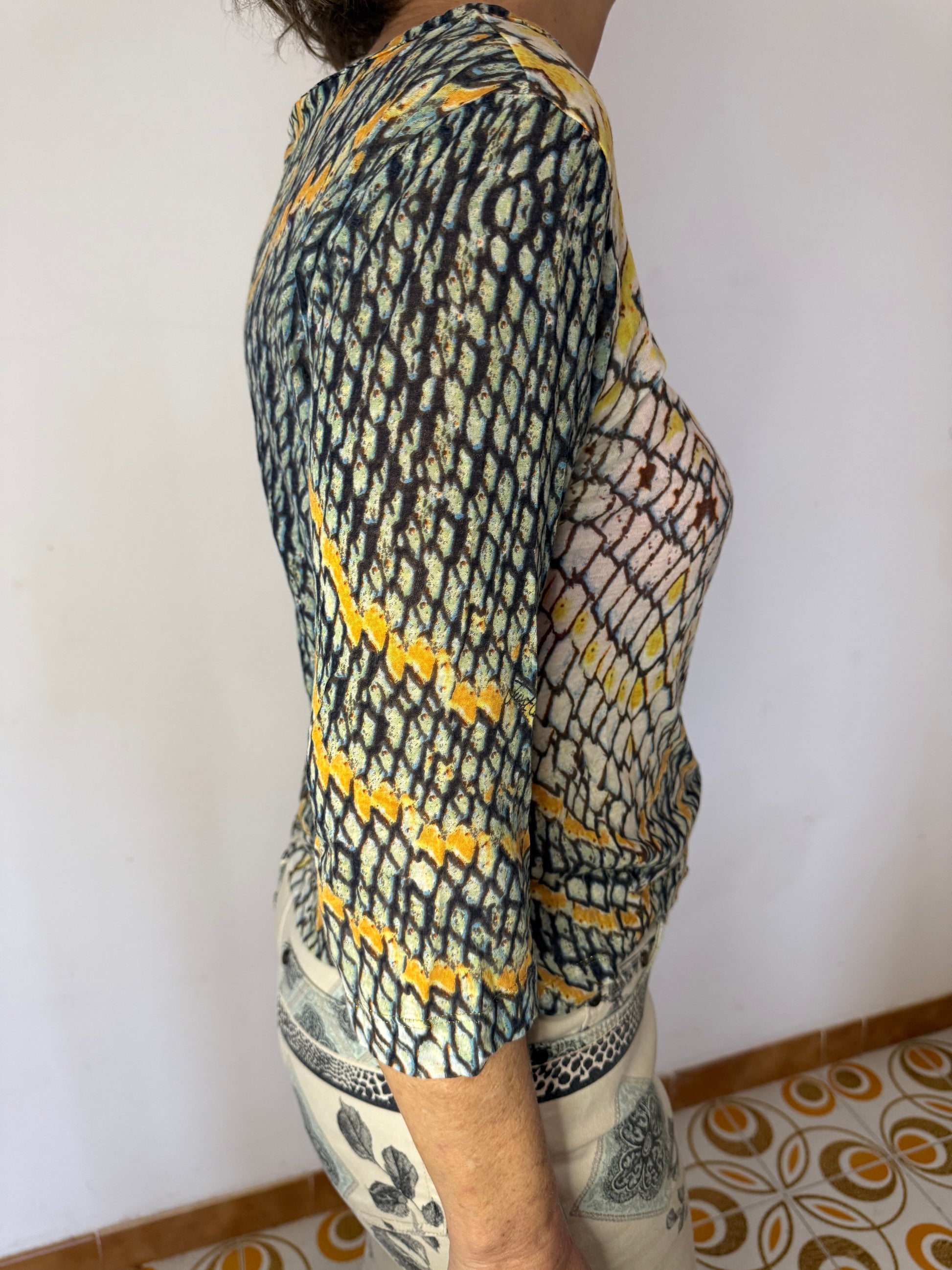 Top Squame pesce Roberto Cavalli Just 2000”