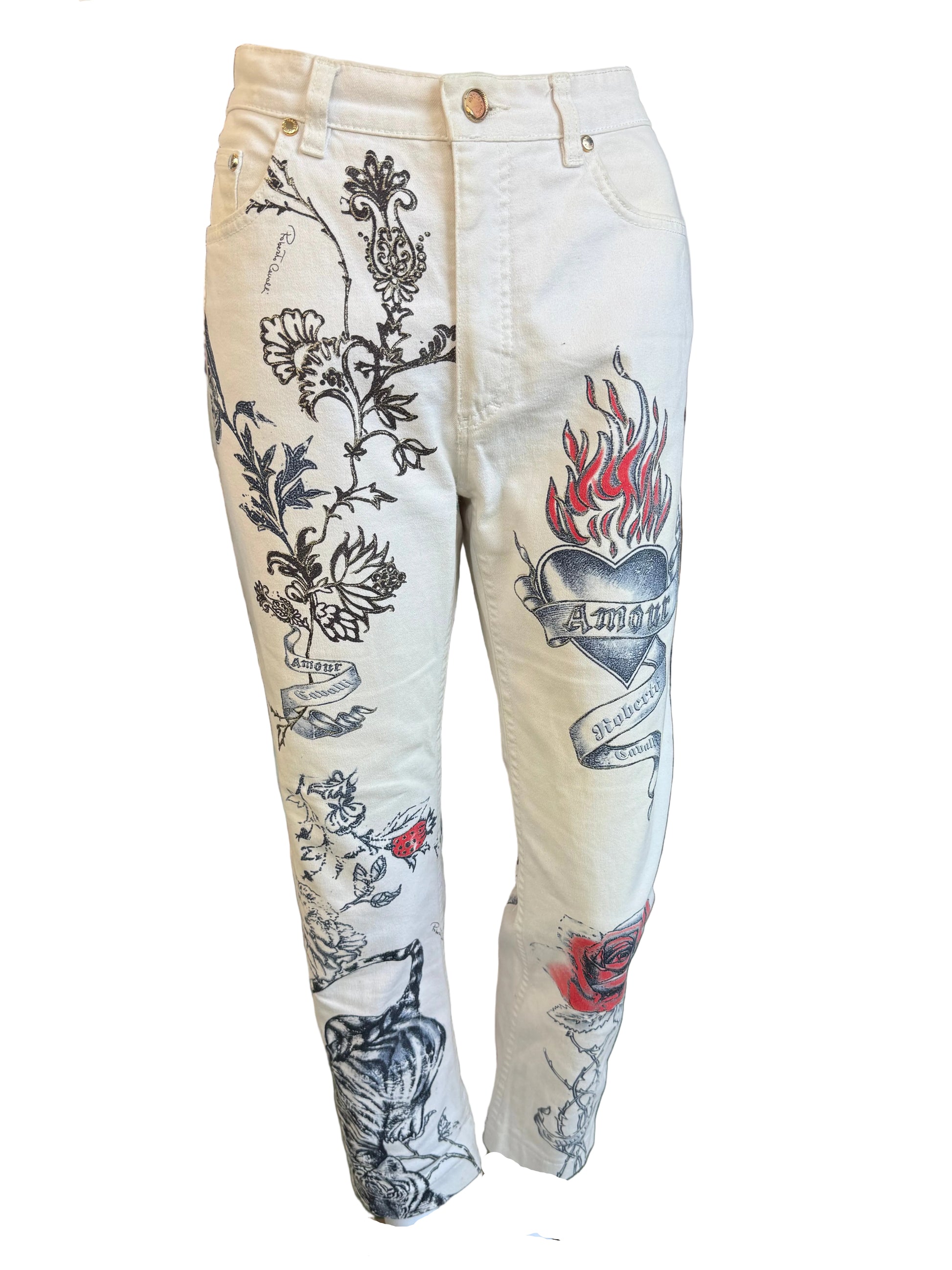 Jeans Roberto Cavalli SS2003 tattoo Tiger