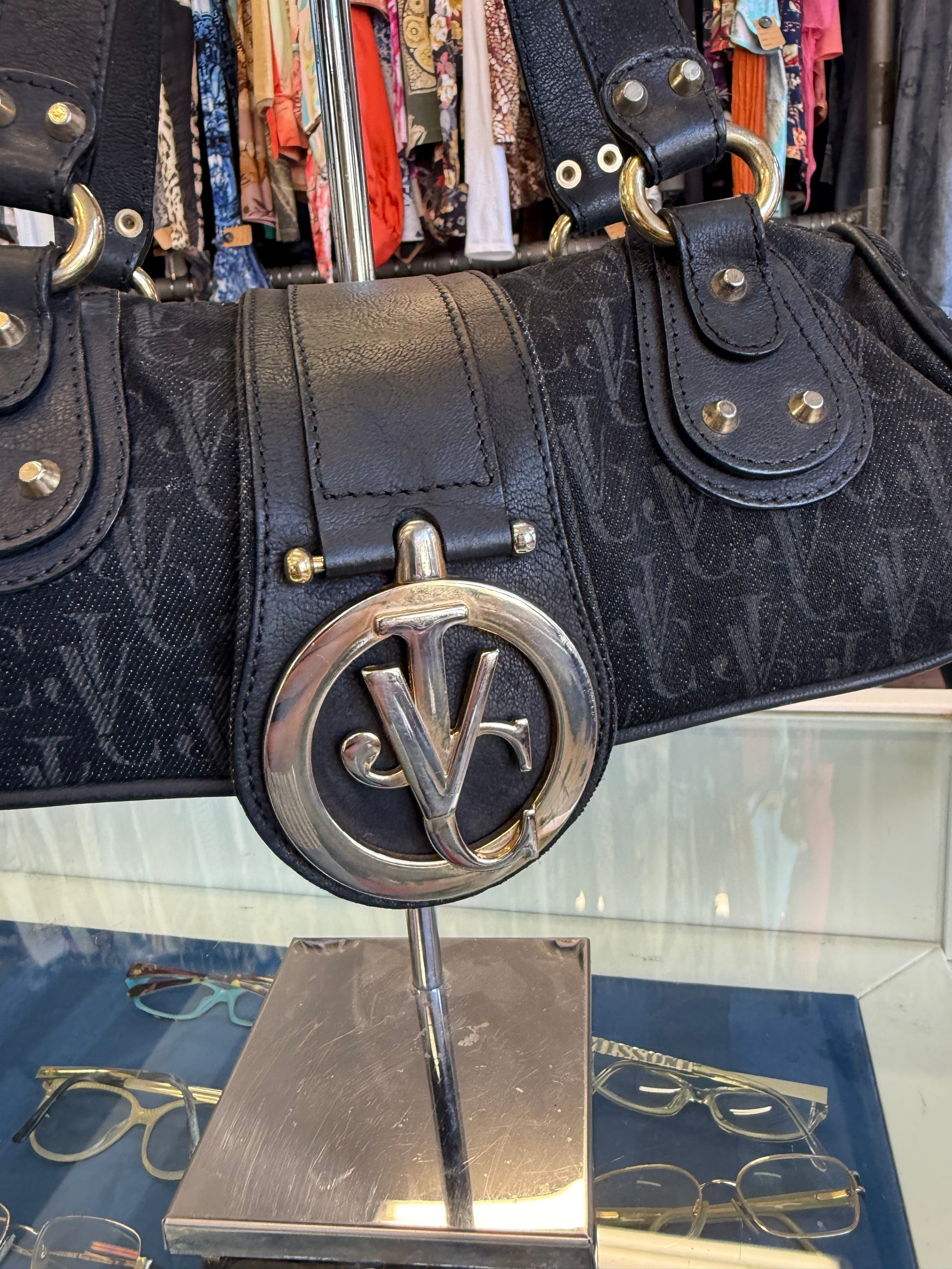 Borsa Versace logo pelle Y2K