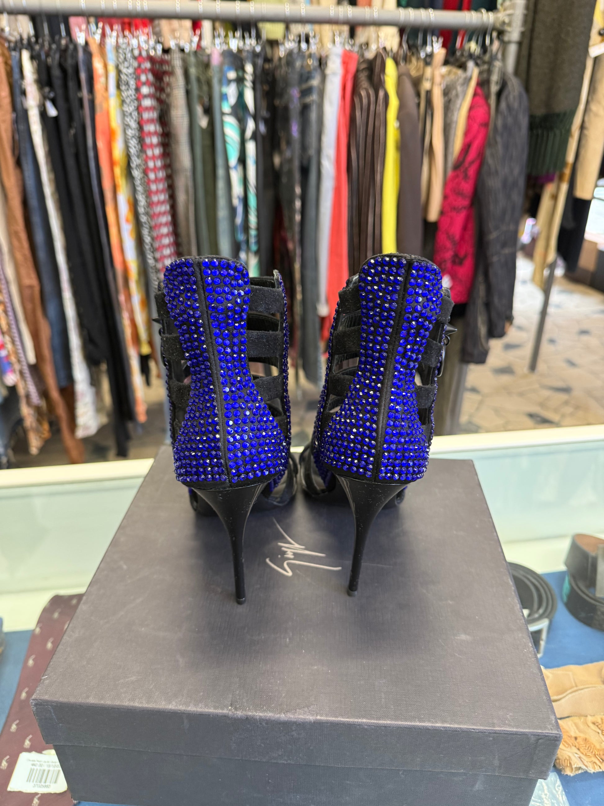 Sandali Giuseppe Zanotti cristalli nuovi