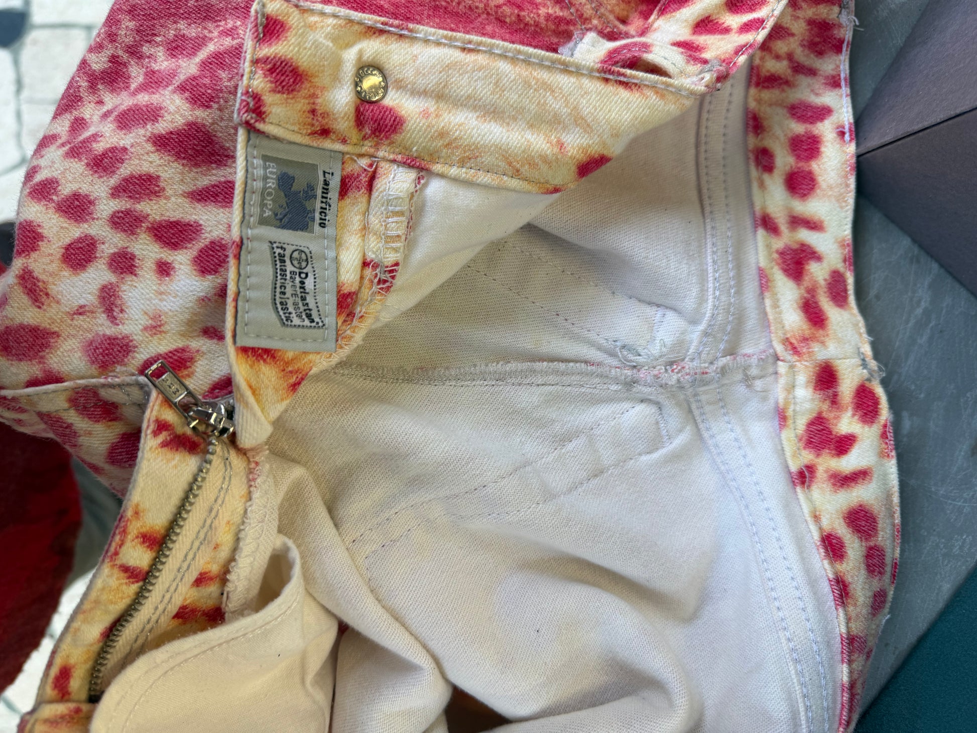 Jeans Roberto Cavalli SS2000 pink Leopard