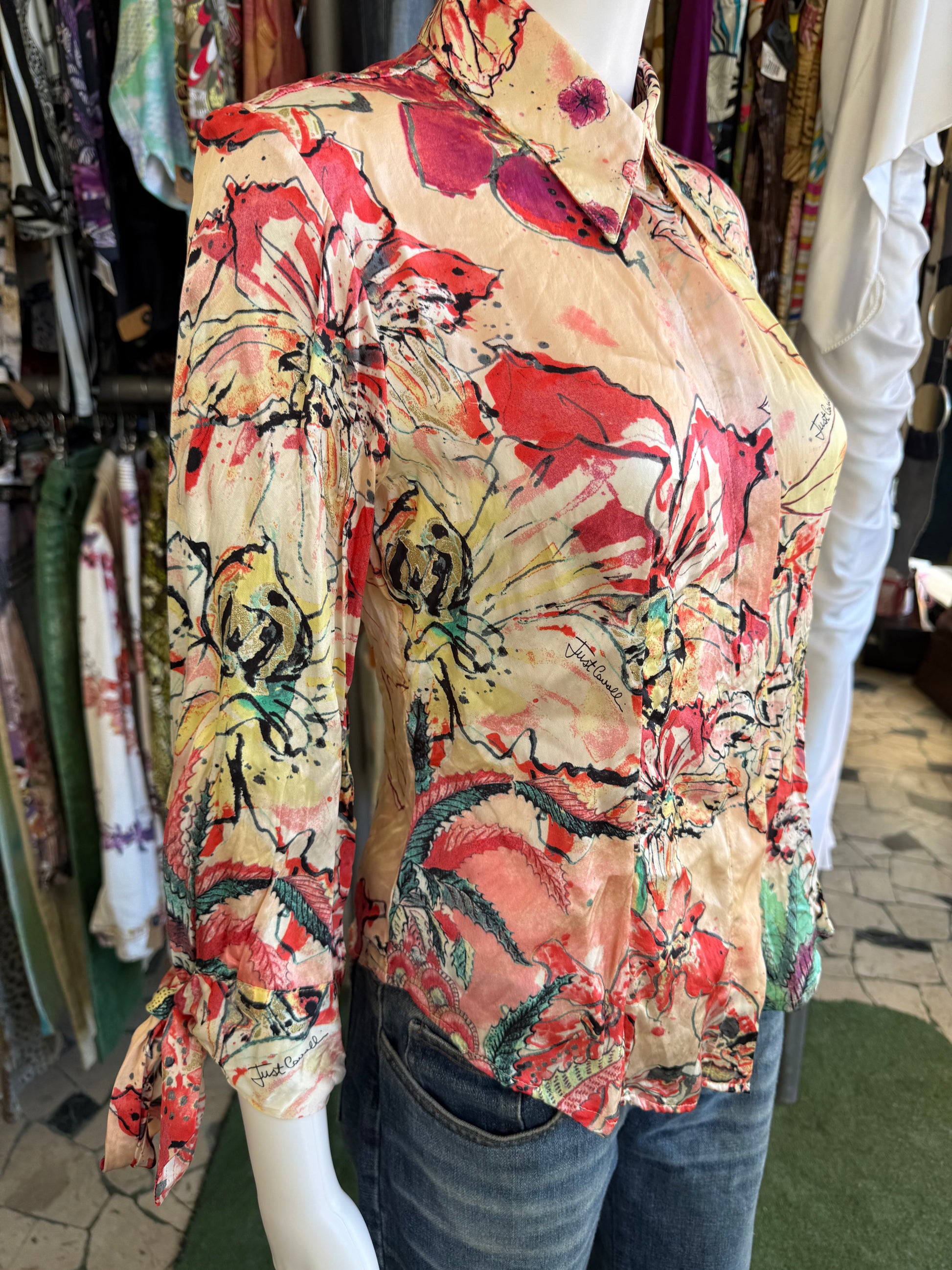 Camicia Roberto Cavalli SS2006 Just seta