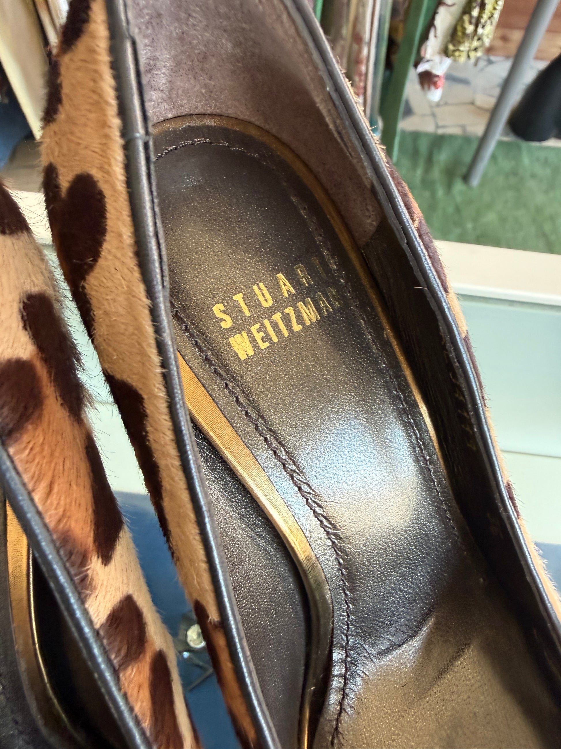 Tacchi Stuart Weitzman leopardo