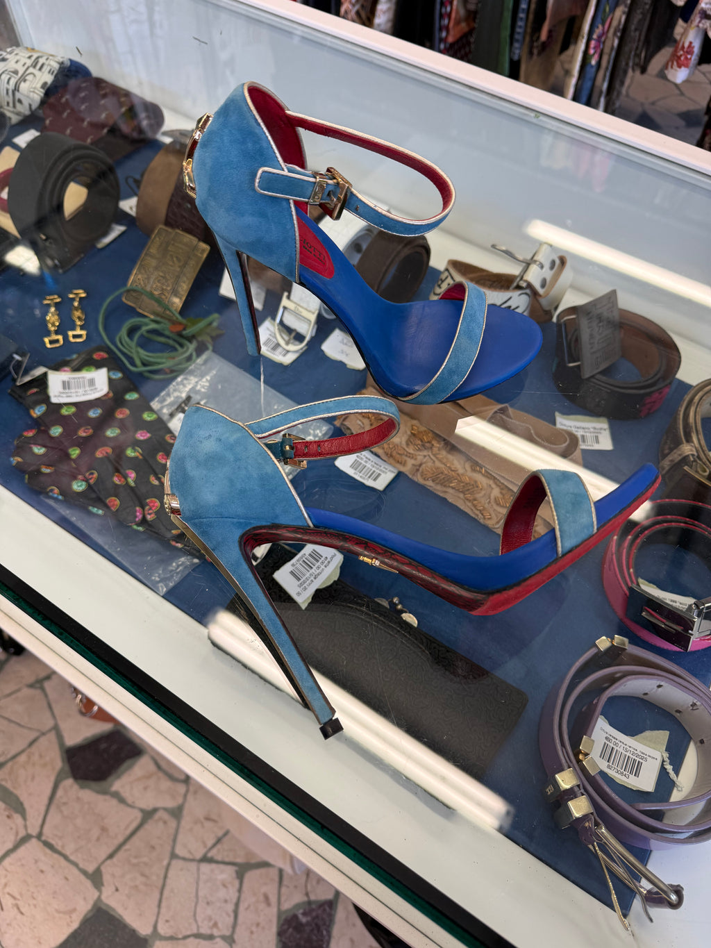 Sandali Cesare Paciotti Dagger Heels light blue