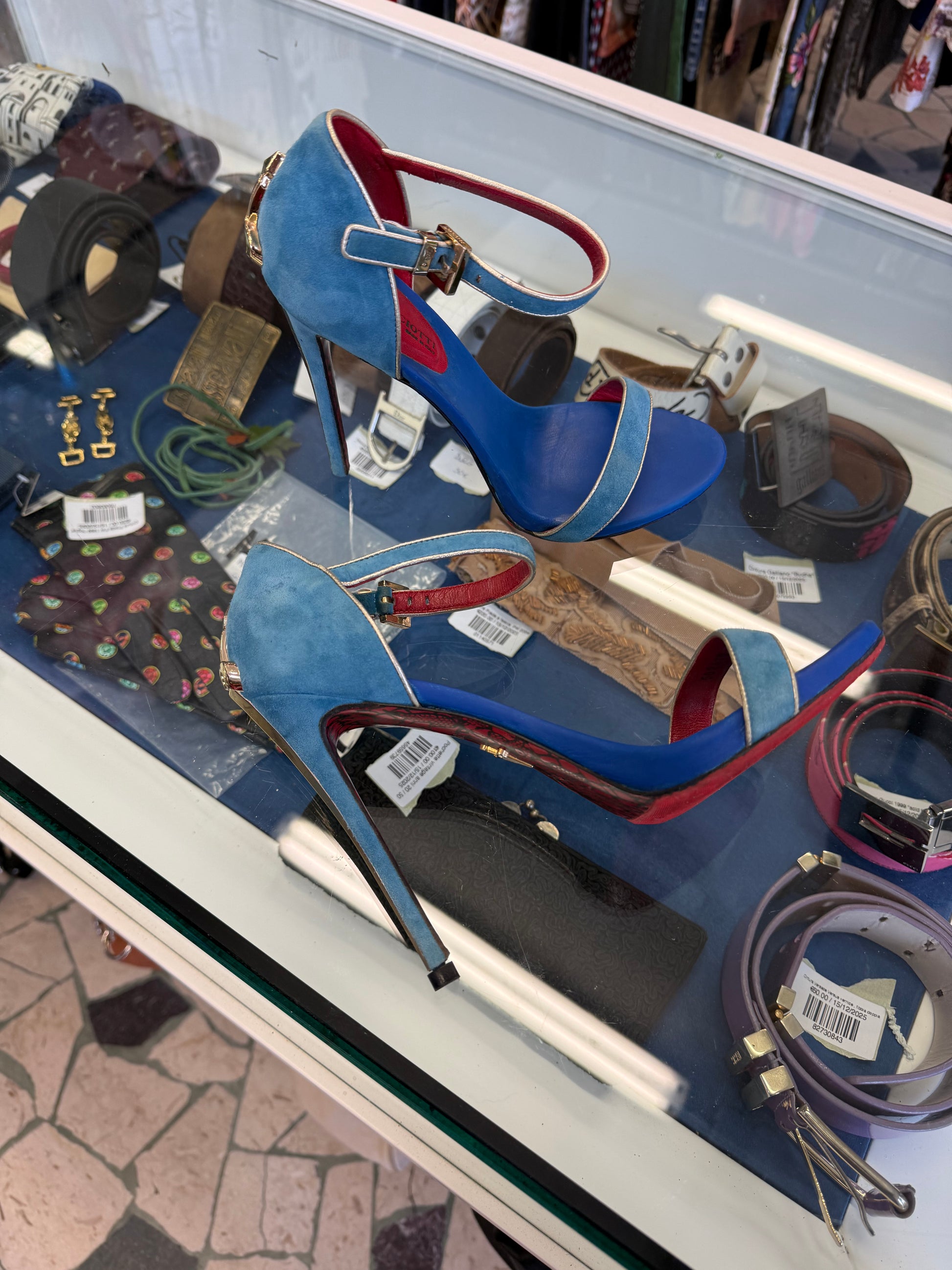 Sandali Cesare Paciotti Dagger Heels light blue