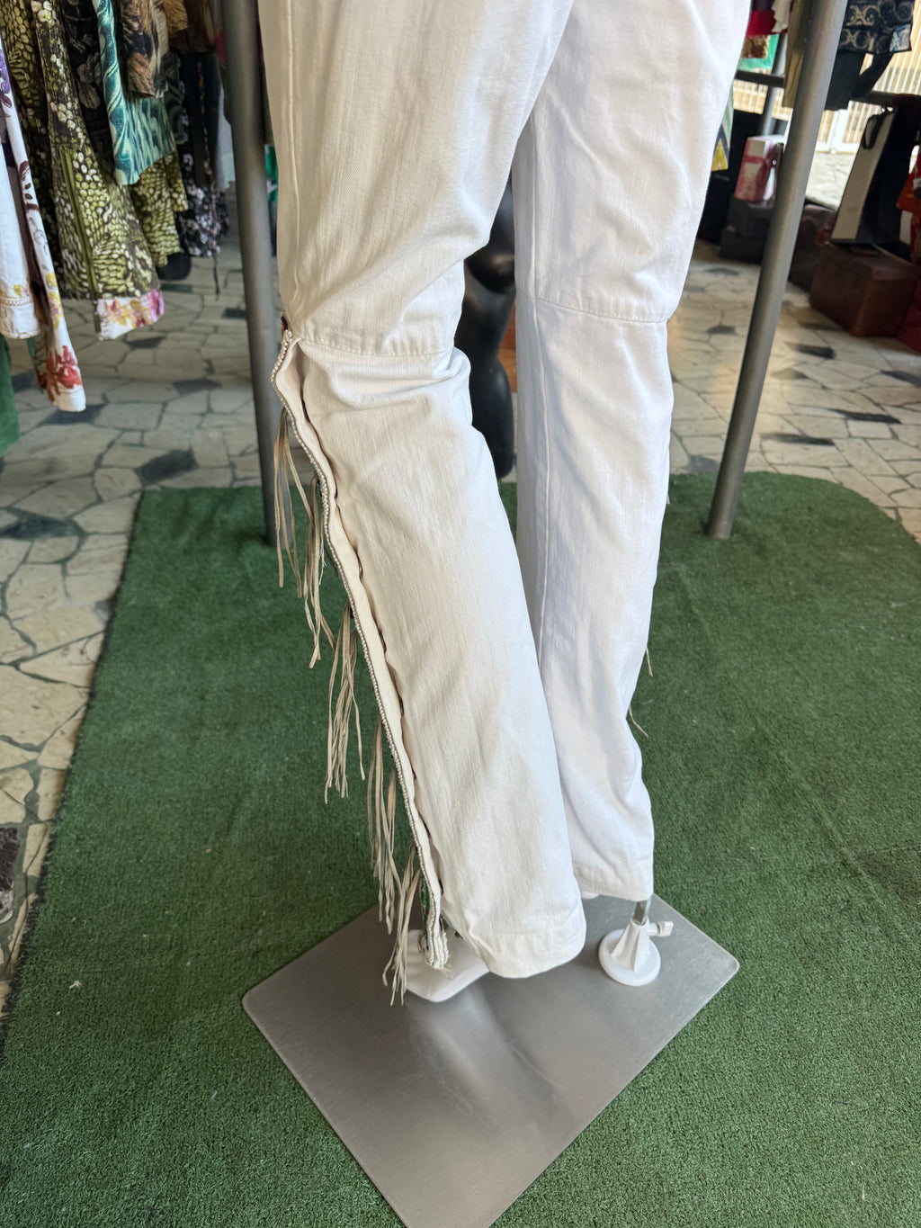 Jeans Ralph Lauren navajo e frange 00s