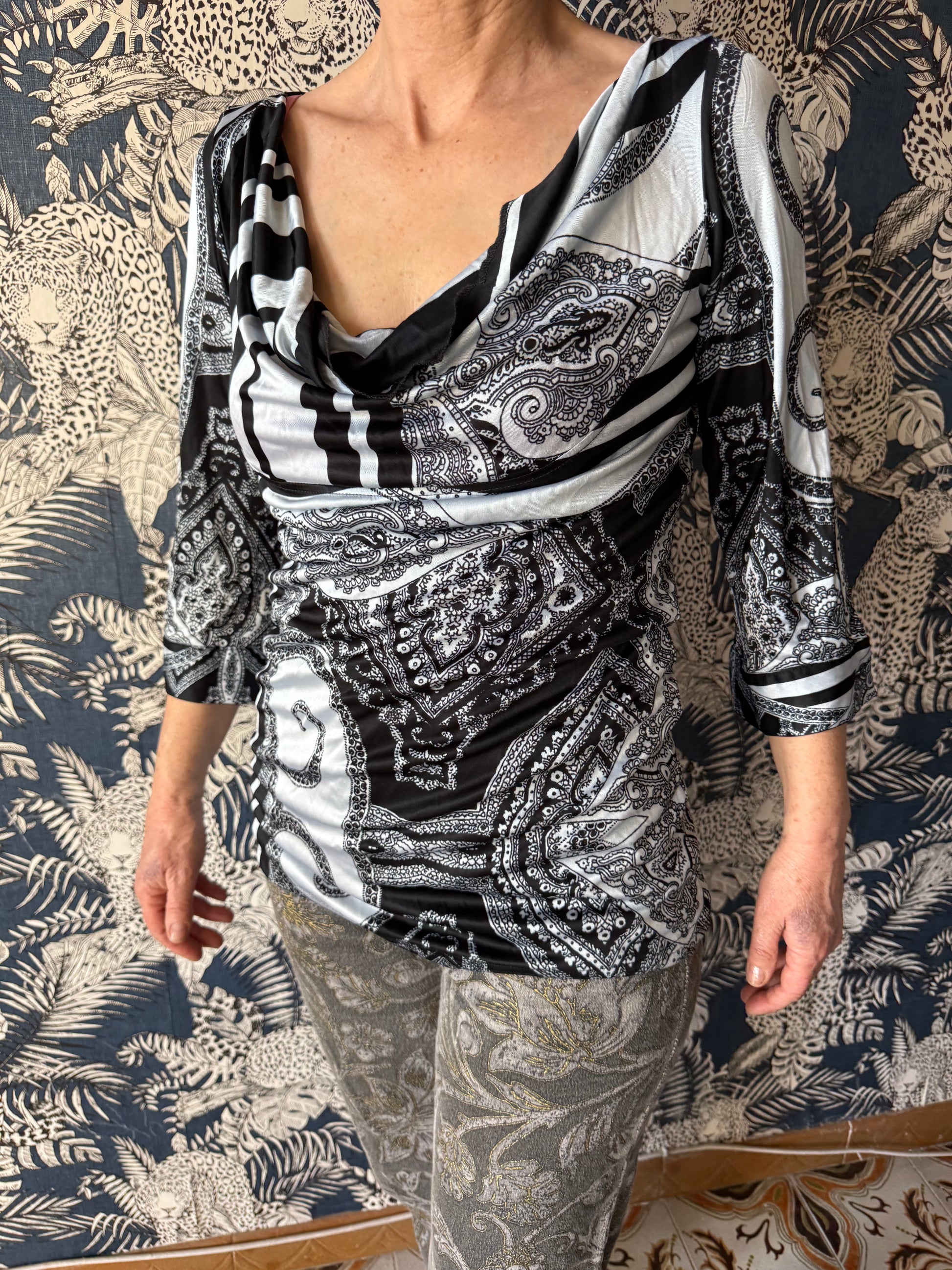 Top barocco Roberto Cavalli Class