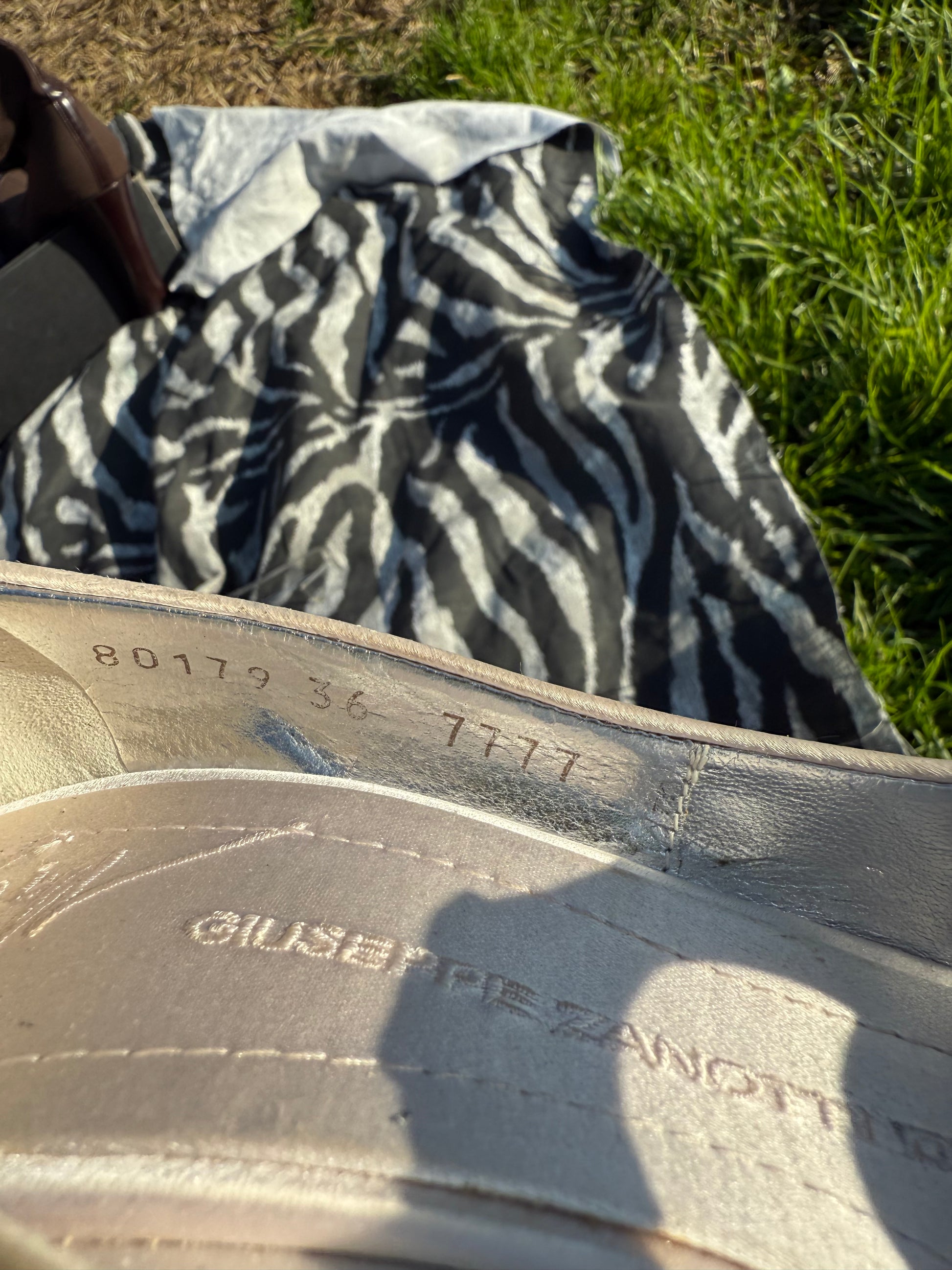 Décolleté open toe Giuseppe Zanotti vintage 00”