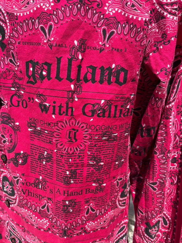 Camicia John Galliano bandana gazette
