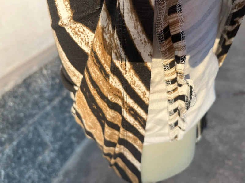 Abito Roberto Cavalli zebrato