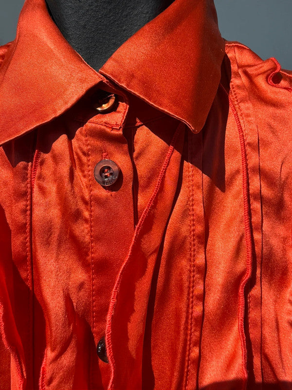 Camicia Roberto Cavalli raso di seta nuova
