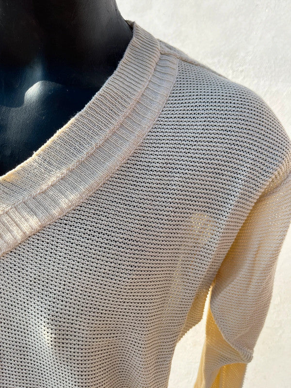 Pullover V estivo crochet