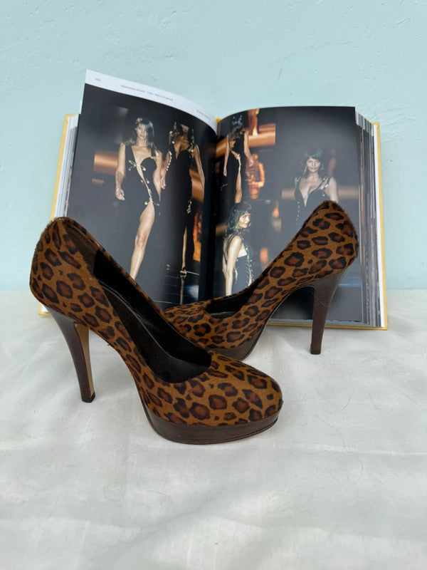 Décolleté leopardato