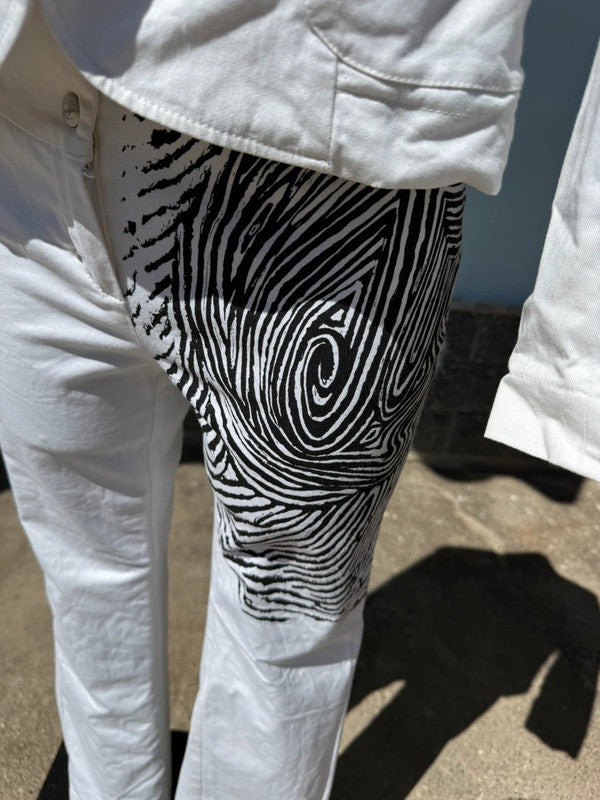 Completo Roberto Cavalli giacca pantalone impronta digitale