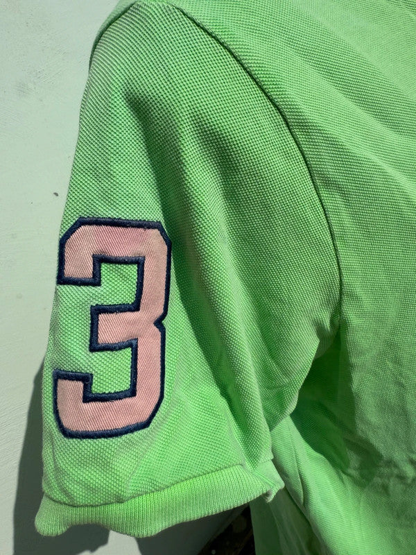 Polo uomo Ralph Lauren verde cavallo grande e toppa 3