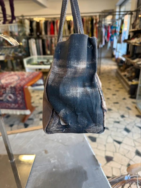 Borsa Roberto Cavalli in denim magnolie 1999”