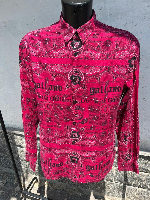 Camicia John Galliano bandana gazette