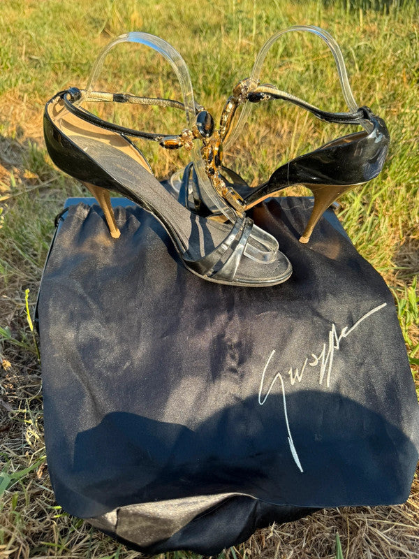 Sandali gioiello con tacco Giuseppe Zanotti