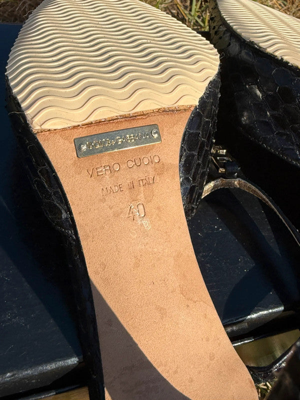 Tacchi Slingback gioiello Dolce & Gabbana SS2003