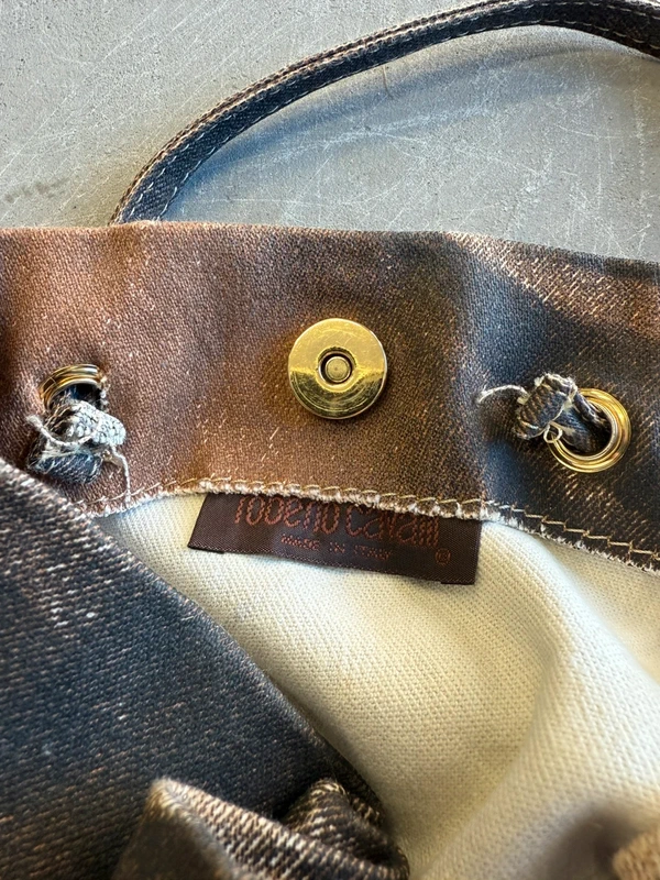 Borsa Roberto Cavalli in denim magnolie 1999”