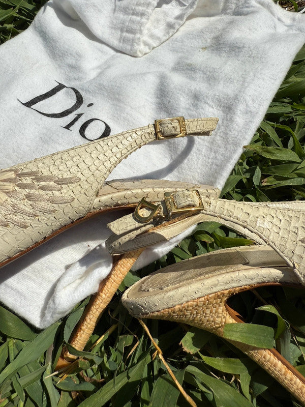 Sandali con tacco Slingback Dior SS2005