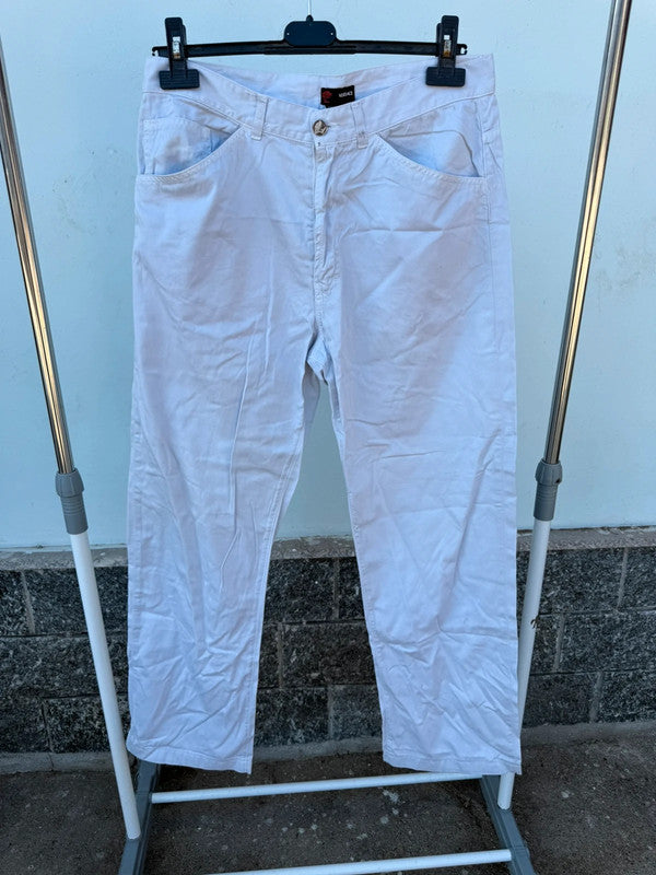 Pantalone lungo Versace con ricamo