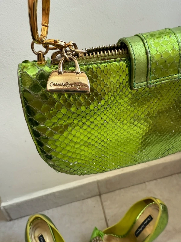 Set scarpe + borsa Mario Bologna in pitone 🐍