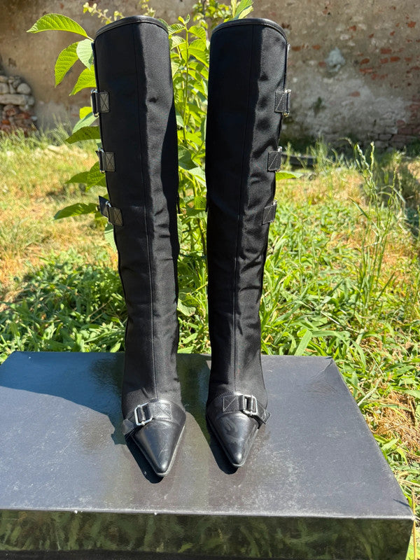 Stivali con tacco Casadei anni 2000”