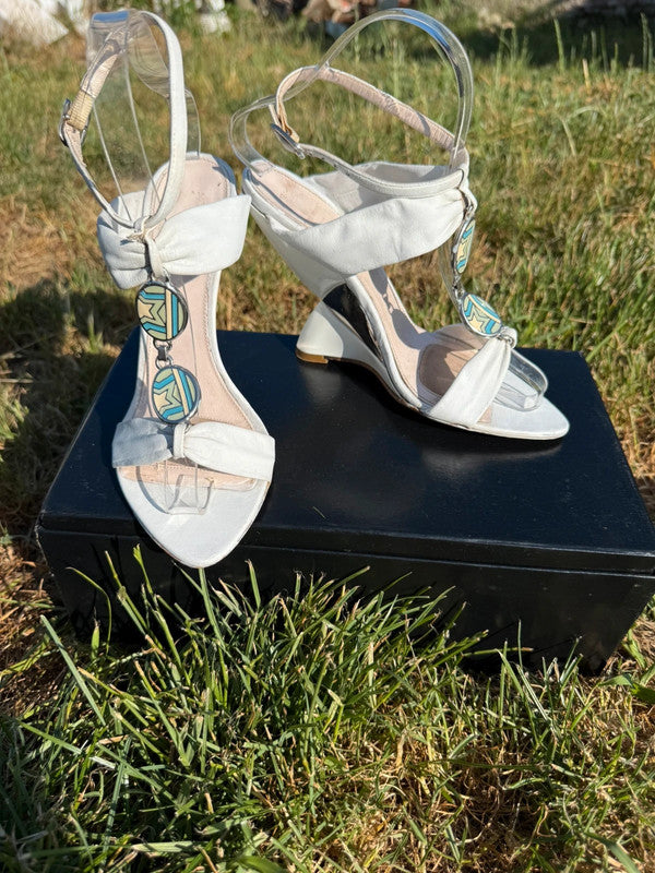 Sandali zeppe gioiello Emilio Pucci 2000”