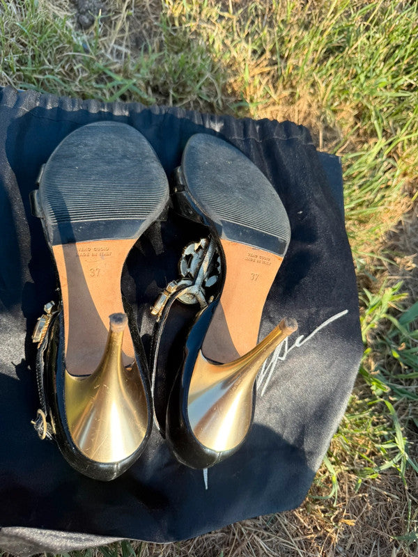 Sandali gioiello con tacco Giuseppe Zanotti