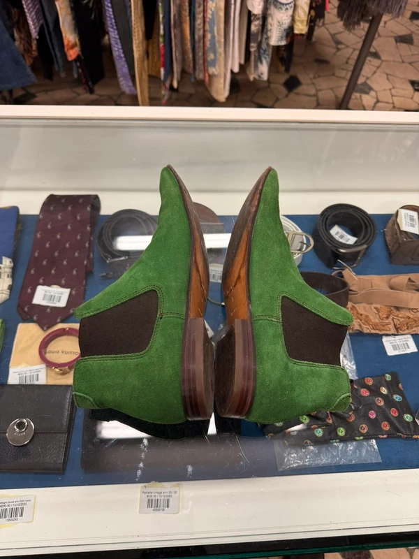 Polacchini / Chelsea boots Miu Miu uomo verde