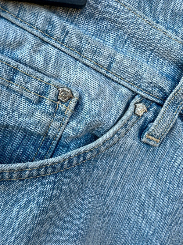 Jeans svasato Versace corallo