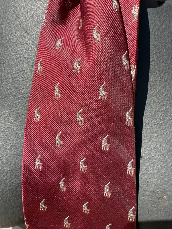Cravatta Ralph Lauren Cavallino logo nuovo