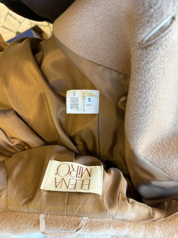 Cappotto lana e collo volpe Elena Mirò