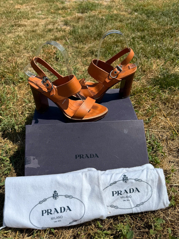 Sandalo Prada in pelle
