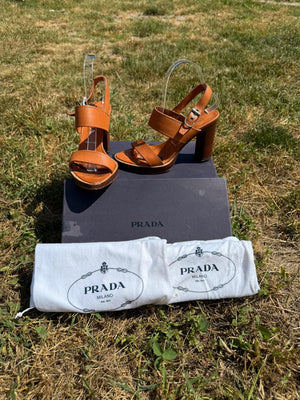 Sandalo Prada in pelle