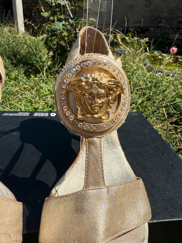 Sandali Versace SS2005 gioiello medusa logo